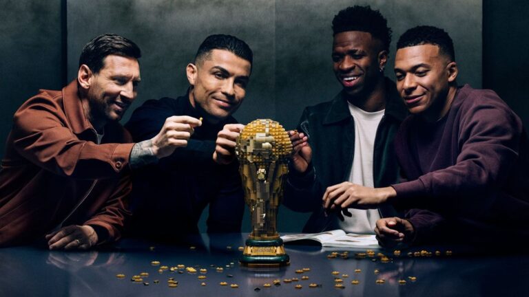 LEGO lanza sets de Messi, Mbappé y Ronaldo