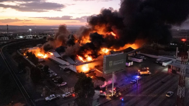 Incendio arrasa bodegas de Bienestar en Zacatecas