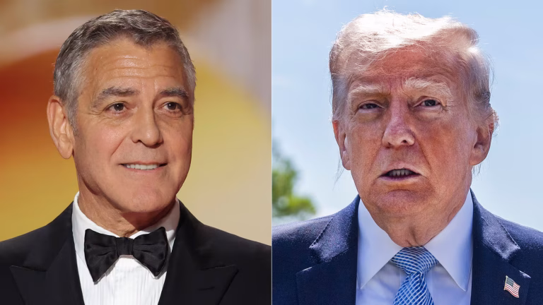 Clooney y Trump: una rivalidad de años