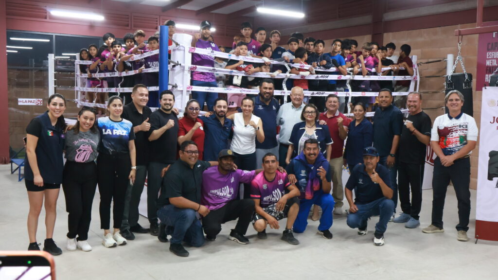 Entregan gimnasio de boxeo “Impulso” en La Paz 1 Entregan gimnasio de boxeo “Impulso” en La Paz