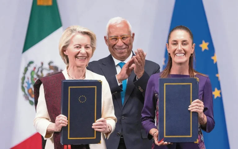Sheinbaum firma acuerdo con UE e inversión millonaria