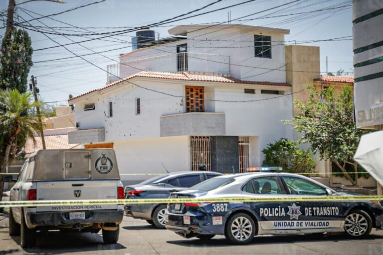 Atacan a balazos casa ligada a Rocha Moya