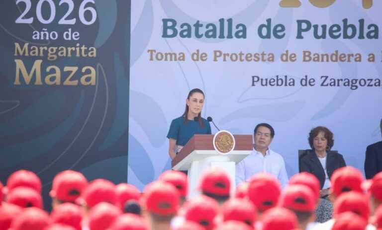 Sheinbaum reivindica soberanía en Puebla