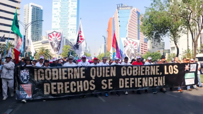 Marchas del Día del Trabajo en 11 estados de México
