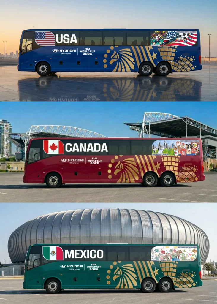 Hyundai lleva dibujos infantiles al Mundial 2026 1 Hyundai lleva dibujos infantiles al Mundial 2026