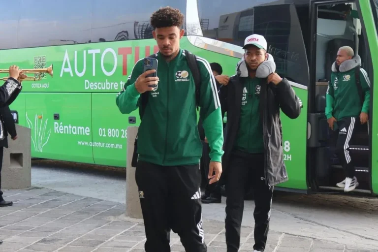 Sudáfrica llega a Pachuca rumbo al Mundial 2026