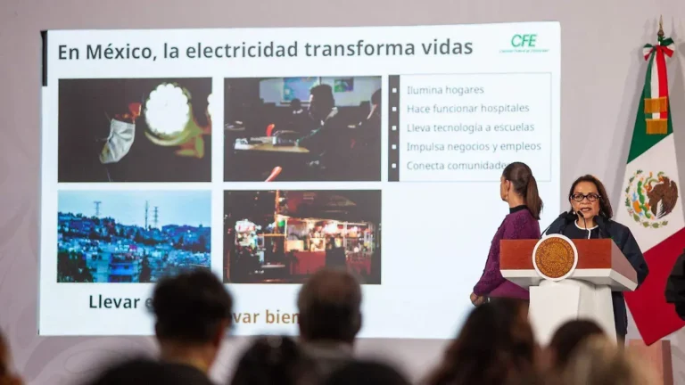 Sheinbaum promete cobertura eléctrica de 99.99% para 2028