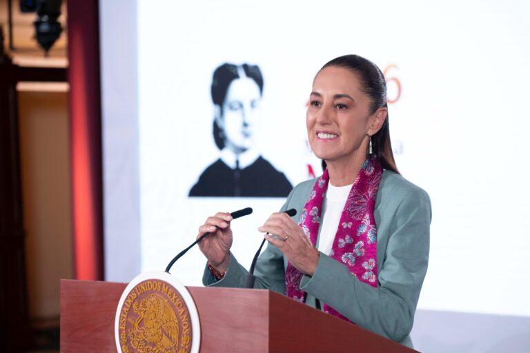 Sheinbaum destaca reducción de 46% en homicidios