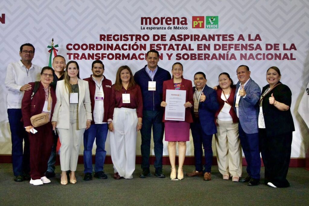 Milena Quiroga se registra para coordinar la 4T en BCS 2 Milena Quiroga se registra para coordinar la 4T en BCS