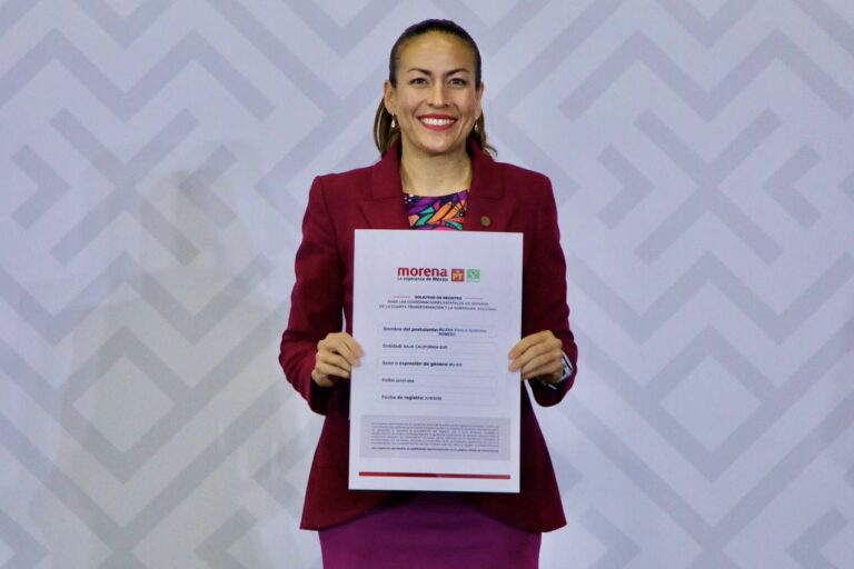 Milena Quiroga se registra para coordinar la 4T en BCS