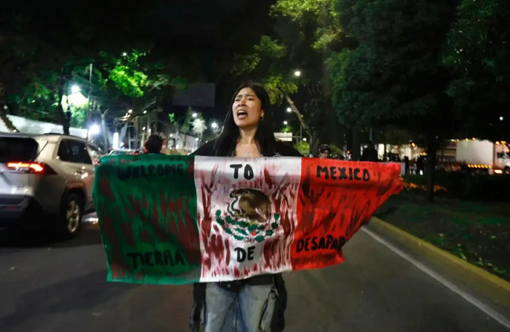 Madres buscadoras protestan previo al Mundial 2026 1 Madres buscadoras protestan previo al Mundial 2026