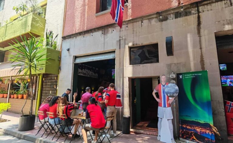 Zona Rosa vive el Mundial con la afición de Noruega