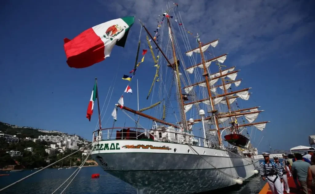 Buque Cuauhtémoc inicia crucero de instrucción de tres meses 1 Buque Cuauhtémoc inicia crucero de instrucción de tres meses