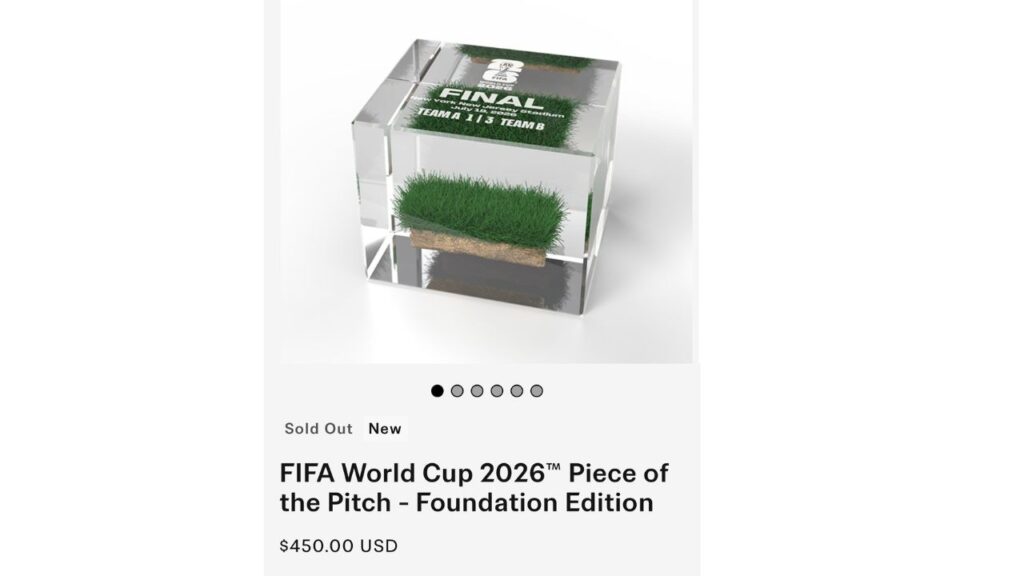 FIFA vende césped de la final del Mundial 2026 por 450 dólares 1 FIFA vende césped de la final del Mundial 2026 por 450 dólares