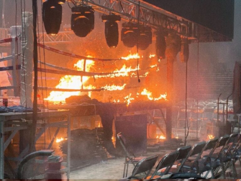 Atacan e incendian ring de función de boxeo en Hermosillo