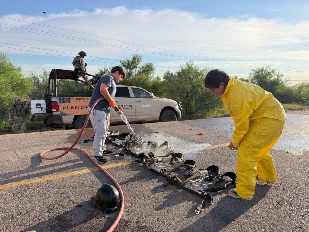 Reabren carretera Caborca–Y Griega tras derrame de ácido 1 Reabren carretera Caborca–Y Griega tras derrame de ácido