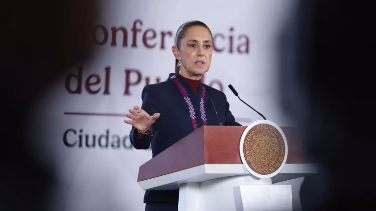 Sheinbaum reporta caída de 51% en homicidios