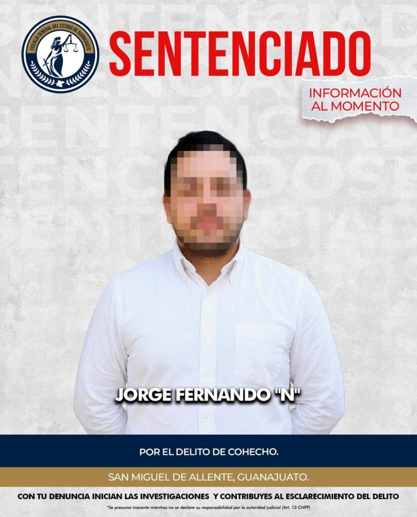 Ratifican sentencia contra Jorge Fernando "N" por cohecho 1 Ratifican sentencia contra Jorge Fernando "N" por cohecho