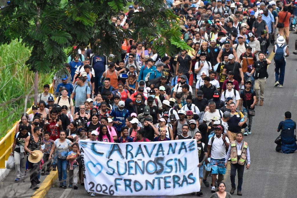 Caravana migrante busca salir de la frontera sur 2 Caravana migrante busca salir de la frontera sur