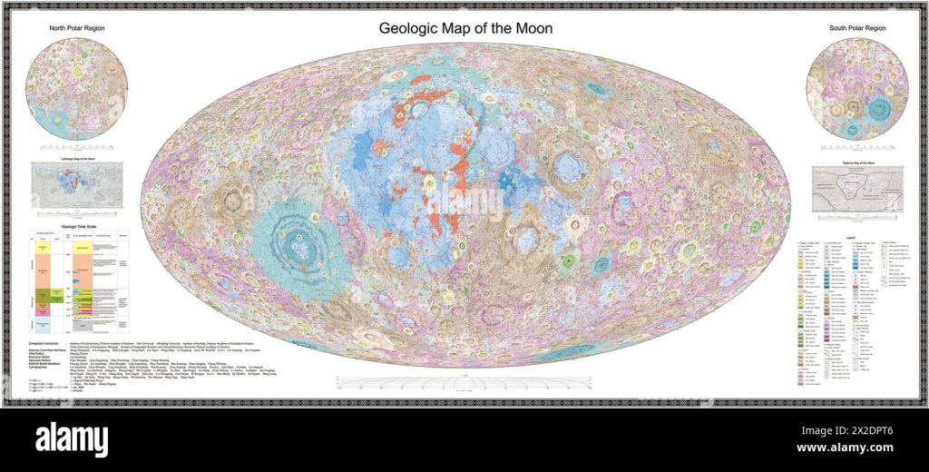 China crea un nuevo mapa geológico de toda la Luna 1 China crea un nuevo mapa geológico de toda la Luna