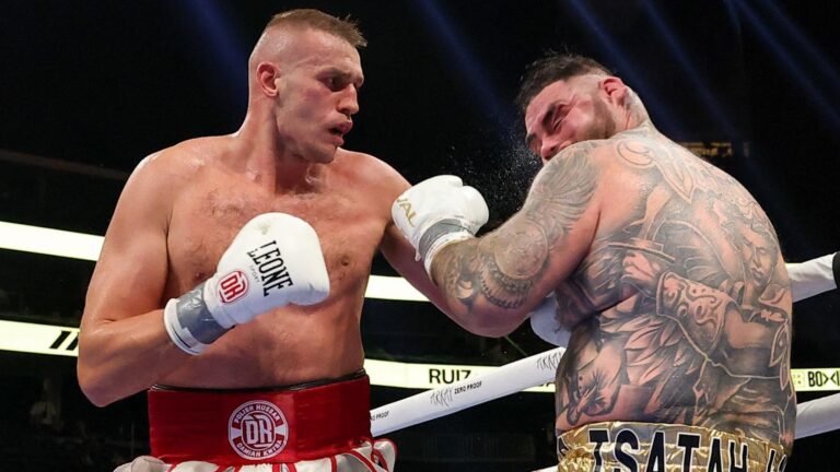 Andy Ruiz pierde ante Damian Knyba en su regreso