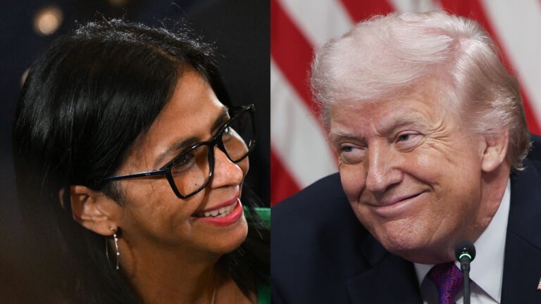Trump se reunirá con Delcy Rodríguez en Nueva York