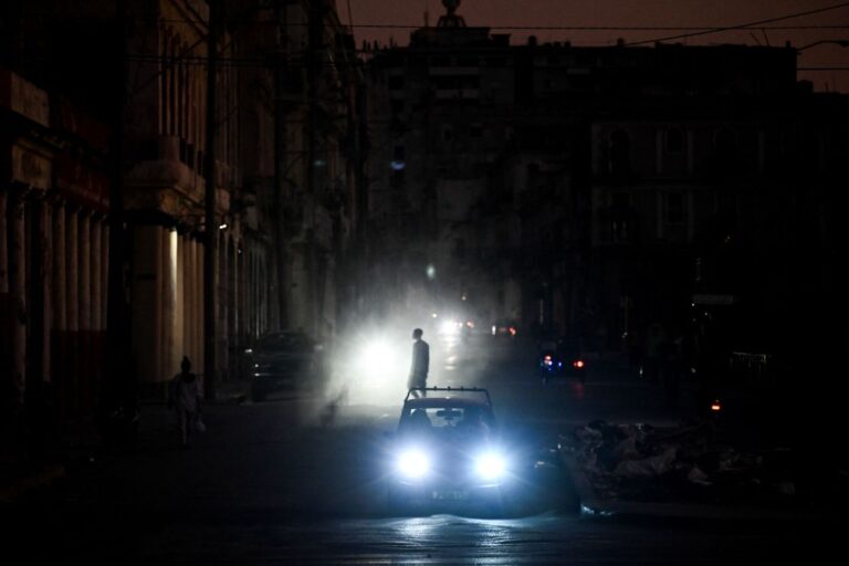 Cuba sufre nuevo apagón nacional en plena crisis energética