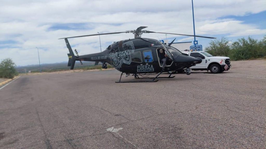 Atacan helicóptero de Seguridad Pública en Chihuahua 1 Atacan helicóptero de Seguridad Pública en Chihuahua