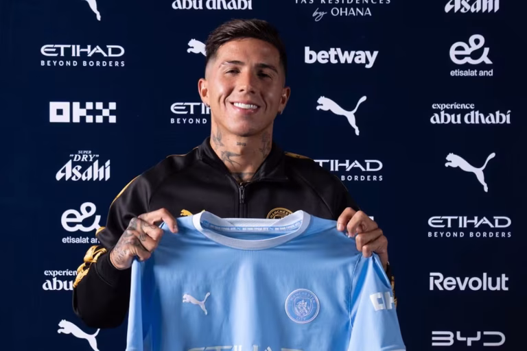 Enzo Fernández llegará al Manchester City por 167 mdd