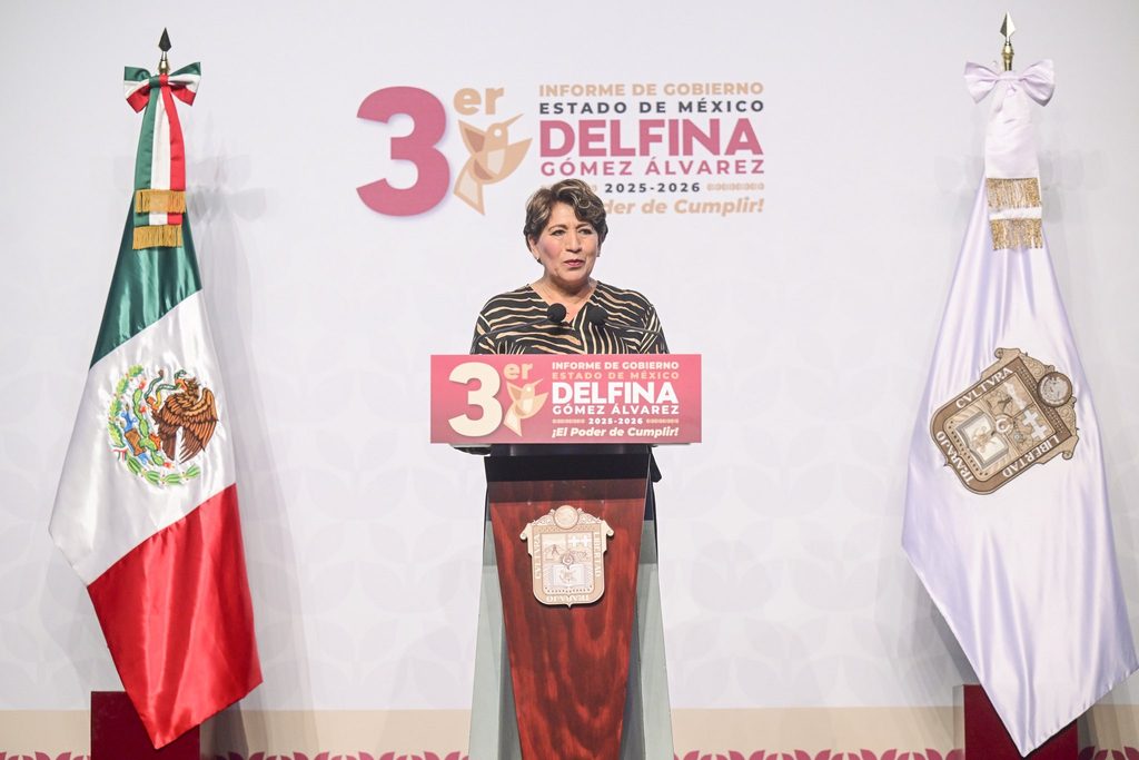 Delfina Gómez entrega su Tercer Informe al Congreso 1 Delfina Gómez entrega su Tercer Informe al Congreso