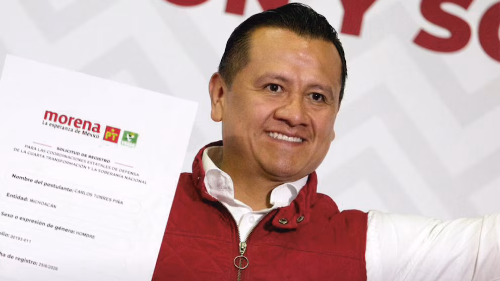 Carlos Torres Piña encabezará organización de Morena en Michoacán rumbo a 2027 1 Torres Piña encabezará los trabajos de organización territorial de Morena en Michoacán de cara a 2027.