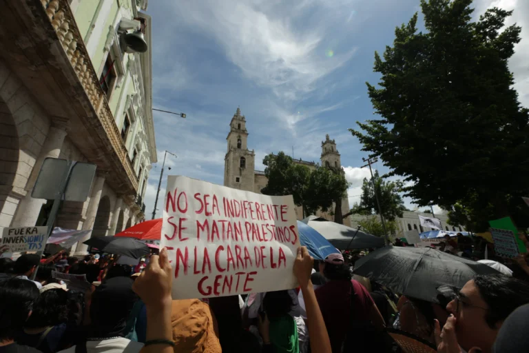 Marchan en Mérida contra inversiones de empresas israelíes