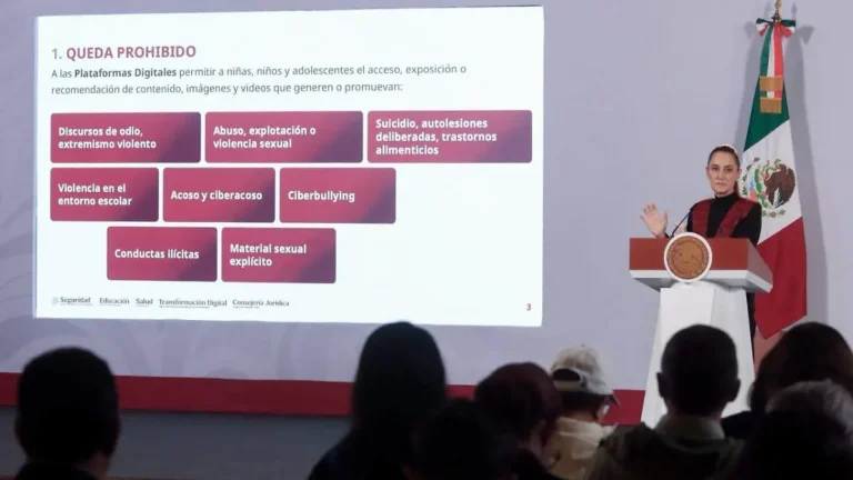 Sheinbaum alista decreto para retirar contenidos violentos de plataformas